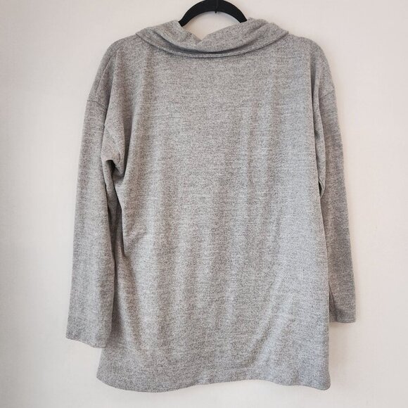 Talbots Lightweight Grey Sweater Wardrobe Basic Office Women's L - Picture 2 of 6